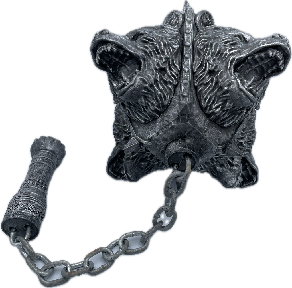 Bear Mace with Wall Hanger