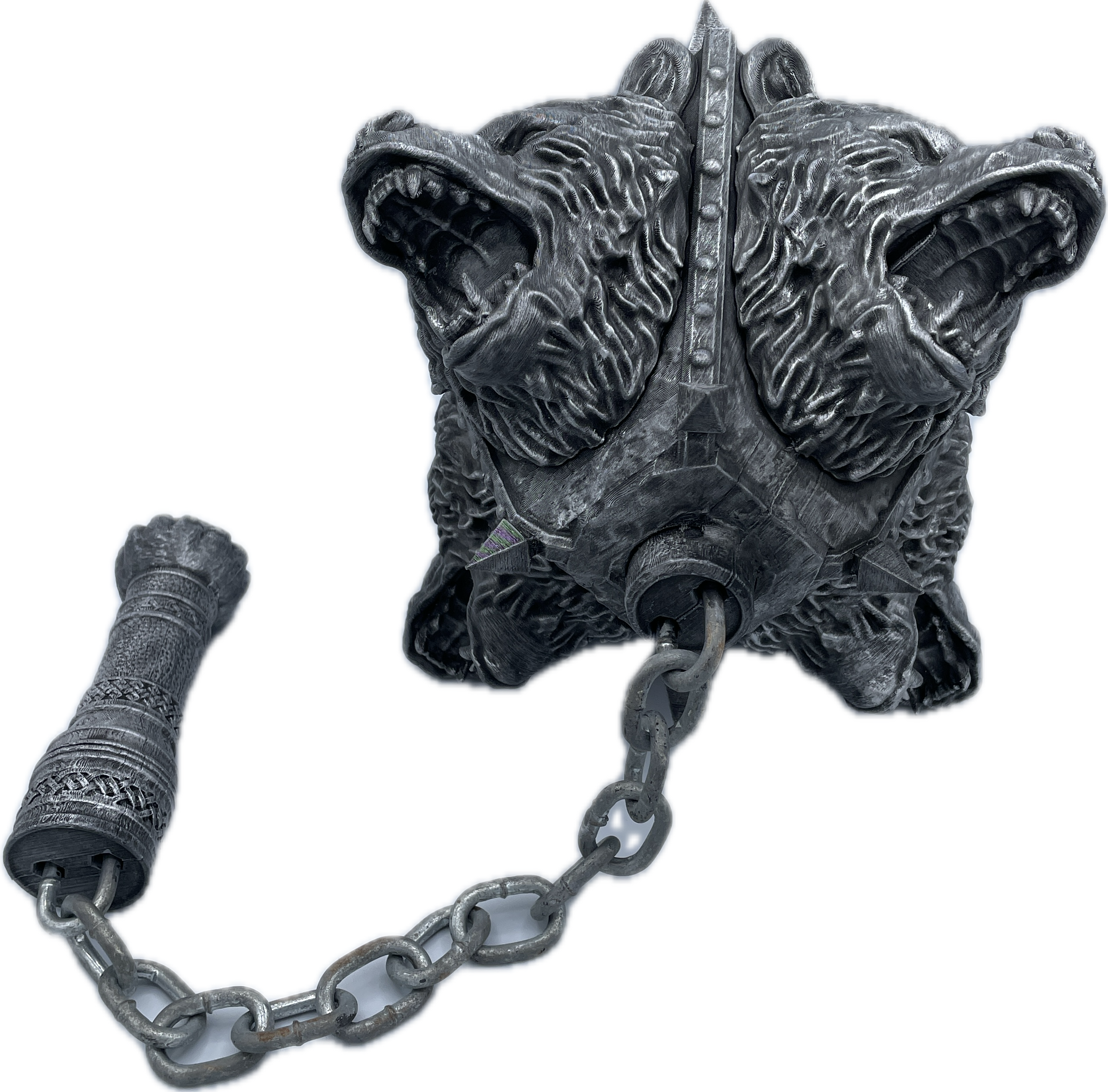 Bear Mace with Wall Hanger