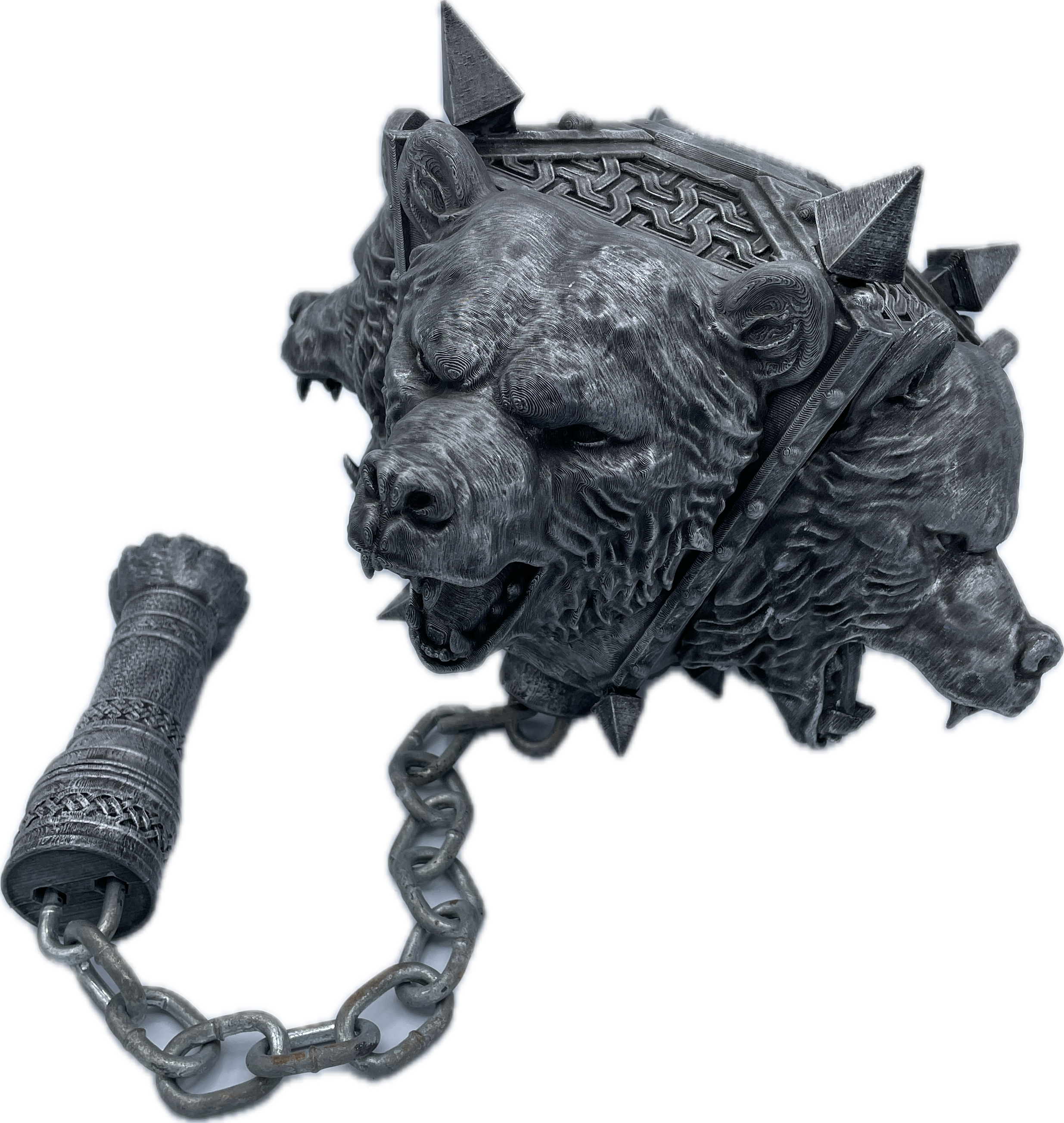 Bear Mace with Wall Hanger