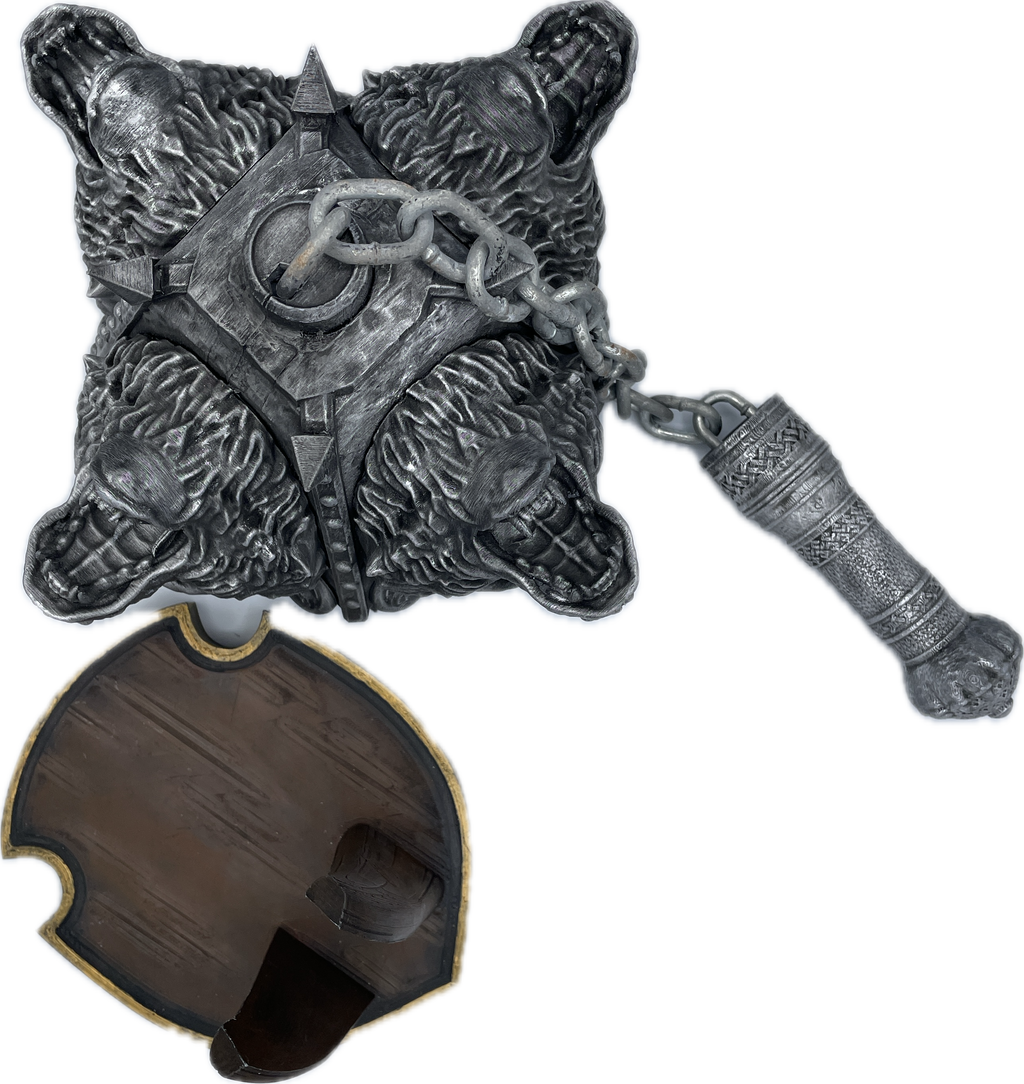 Bear Mace with Wall Hanger