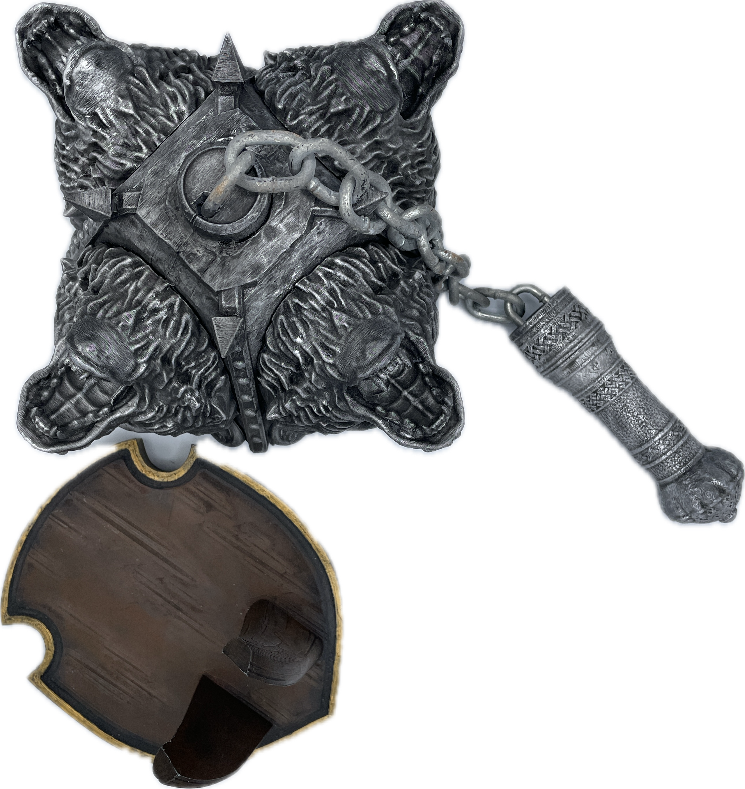 Bear Mace with Wall Hanger